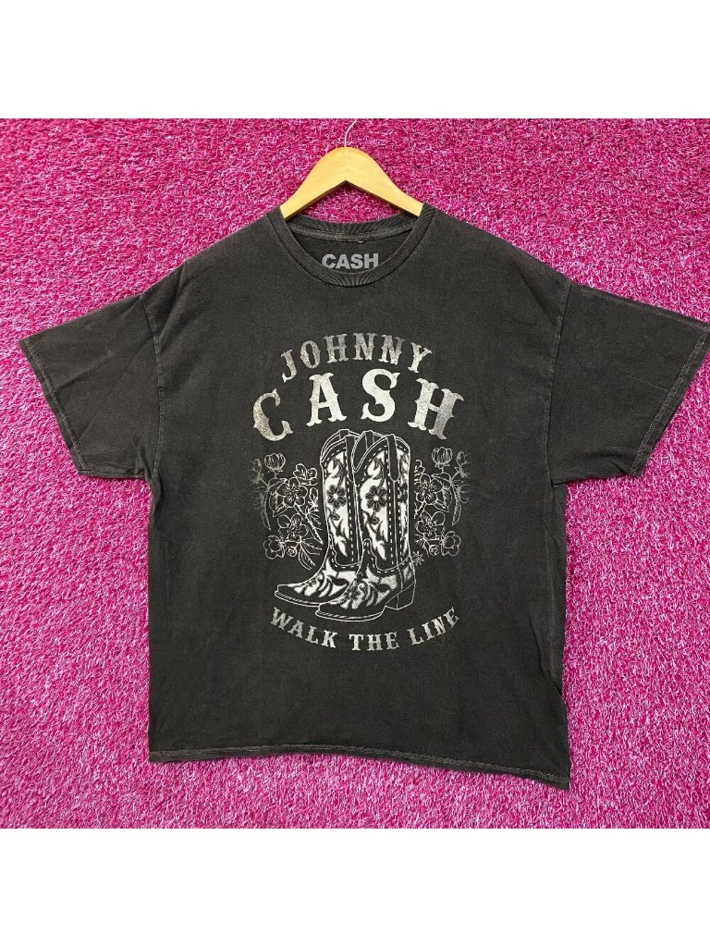 Johnny  Walk the Line Country T-Shirt Large
